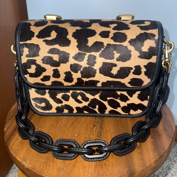 Coach Handbags - Coach Leopard rogue Bag